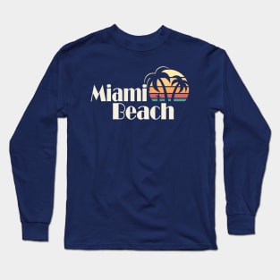 Miami Beach Long Sleeve T-Shirt